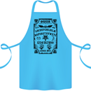 Ouija Board Voodoo Demons Spirits Halloween Cotton Apron 100% Organic Turquoise