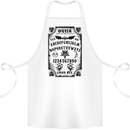 Ouija Board Voodoo Demons Spirits Halloween Cotton Apron 100% Organic White