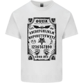 Ouija Board Voodoo Demons Spirits Halloween Mens Cotton T-Shirt Tee Top White
