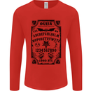 Ouija Board Voodoo Demons Spirits Halloween Mens Long Sleeve T-Shirt Red