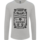 Ouija Board Voodoo Demons Spirits Halloween Mens Long Sleeve T-Shirt Sports Grey