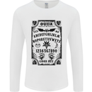 Ouija Board Voodoo Demons Spirits Halloween Mens Long Sleeve T-Shirt White