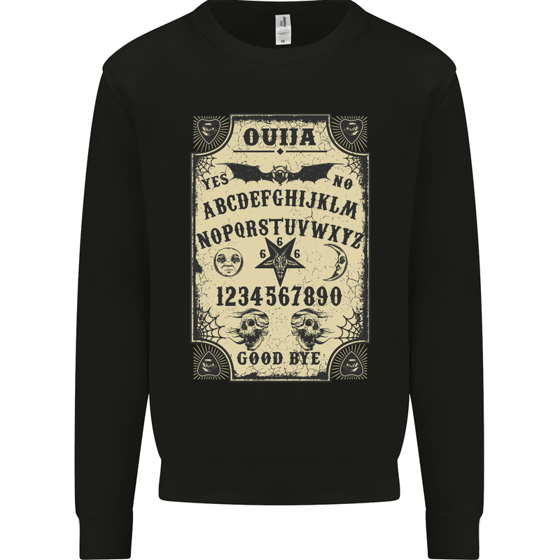 Ouija Board Voodoo Demons Spirits Halloween Mens Sweatshirt Jumper Black