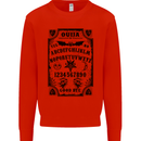 Ouija Board Voodoo Demons Spirits Halloween Mens Sweatshirt Jumper Bright Red