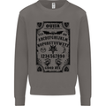 Ouija Board Voodoo Demons Spirits Halloween Mens Sweatshirt Jumper Charcoal