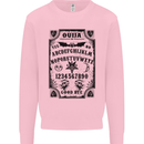 Ouija Board Voodoo Demons Spirits Halloween Mens Sweatshirt Jumper Light Pink