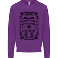Ouija Board Voodoo Demons Spirits Halloween Mens Sweatshirt Jumper Purple