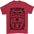 Ouija Board Voodoo Demons Spirits Halloween Mens T-Shirt Cotton Gildan Red