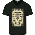 Ouija Board Voodoo Demons Spirits Halloween Mens V-Neck Cotton T-Shirt Black