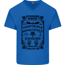 Ouija Board Voodoo Demons Spirits Halloween Mens V-Neck Cotton T-Shirt Royal Blue