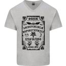 Ouija Board Voodoo Demons Spirits Halloween Mens V-Neck Cotton T-Shirt Sports Grey