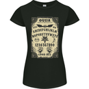 Ouija Board Voodoo Demons Spirits Halloween Womens Petite Cut T-Shirt Black