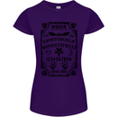 Ouija Board Voodoo Demons Spirits Halloween Womens Petite Cut T-Shirt Purple