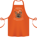 Ouija Spirit Board Halloween Demons Ghosts Cotton Apron 100% Organic Orange