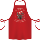 Ouija Spirit Board Halloween Demons Ghosts Cotton Apron 100% Organic Red