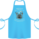 Ouija Spirit Board Halloween Demons Ghosts Cotton Apron 100% Organic Turquoise