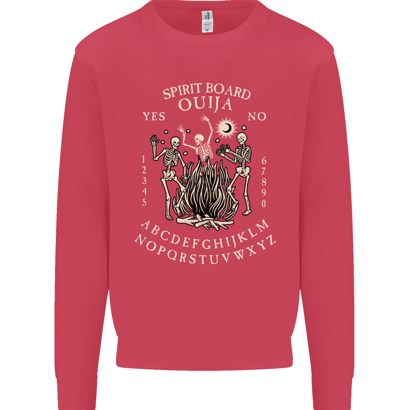 Ouija Spirit Board Halloween Demons Ghosts Kids Sweatshirt Jumper Heliconia