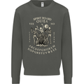Ouija Spirit Board Halloween Demons Ghosts Kids Sweatshirt Jumper Storm Grey
