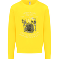 Ouija Spirit Board Halloween Demons Ghosts Kids Sweatshirt Jumper Yellow