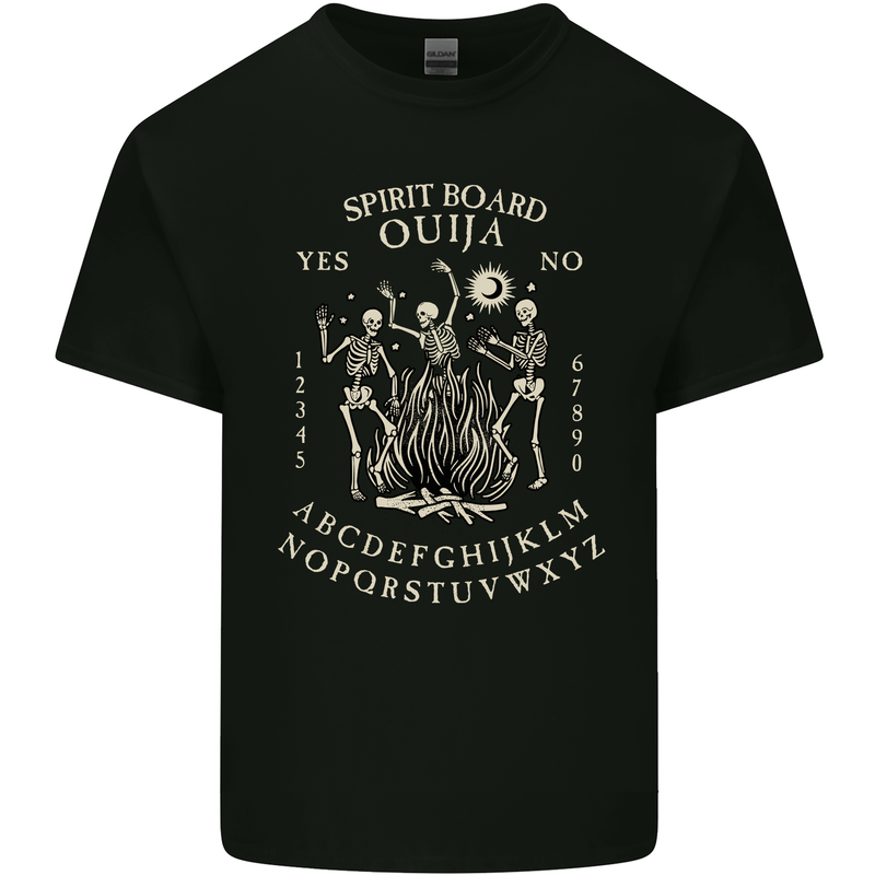 Ouija Spirit Board Halloween Demons Ghosts Kids T-Shirt Childrens Black