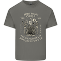 Ouija Spirit Board Halloween Demons Ghosts Kids T-Shirt Childrens Charcoal