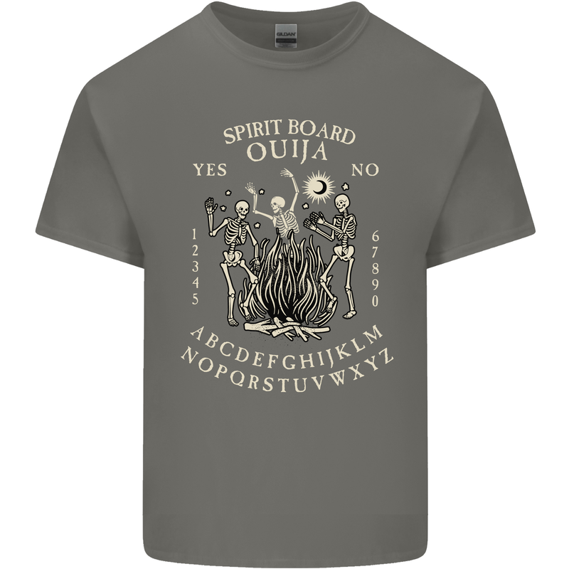 Ouija Spirit Board Halloween Demons Ghosts Kids T-Shirt Childrens Charcoal