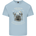 Ouija Spirit Board Halloween Demons Ghosts Kids T-Shirt Childrens Light Blue