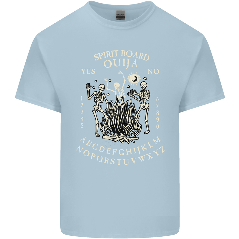 Ouija Spirit Board Halloween Demons Ghosts Kids T-Shirt Childrens Light Blue
