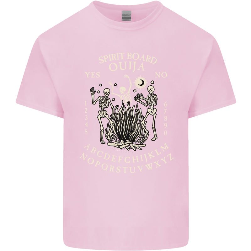 Ouija Spirit Board Halloween Demons Ghosts Kids T-Shirt Childrens Light Pink
