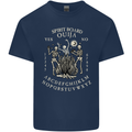 Ouija Spirit Board Halloween Demons Ghosts Kids T-Shirt Childrens Navy Blue