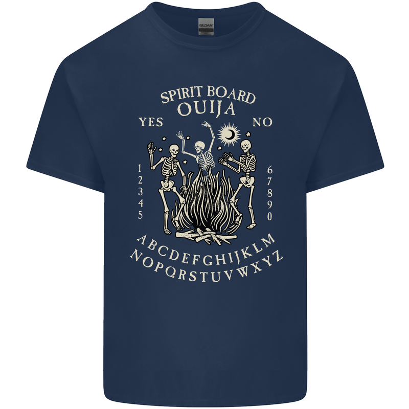 Ouija Spirit Board Halloween Demons Ghosts Kids T-Shirt Childrens Navy Blue