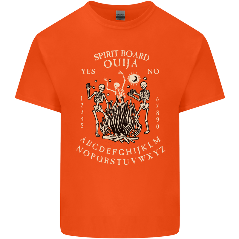 Ouija Spirit Board Halloween Demons Ghosts Kids T-Shirt Childrens Orange
