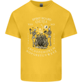 Ouija Spirit Board Halloween Demons Ghosts Kids T-Shirt Childrens Yellow