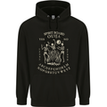 Ouija Spirit Board Halloween Demons Ghosts Mens 80% Cotton Hoodie Black