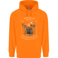 Ouija Spirit Board Halloween Demons Ghosts Mens 80% Cotton Hoodie Orange