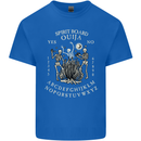 Ouija Spirit Board Halloween Demons Ghosts Mens Cotton T-Shirt Tee Top Royal Blue