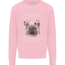 Ouija Spirit Board Halloween Demons Ghosts Mens Sweatshirt Jumper Light Pink