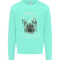 Ouija Spirit Board Halloween Demons Ghosts Mens Sweatshirt Jumper Peppermint