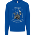 Ouija Spirit Board Halloween Demons Ghosts Mens Sweatshirt Jumper Royal Blue