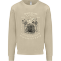 Ouija Spirit Board Halloween Demons Ghosts Mens Sweatshirt Jumper Sand