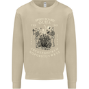 Ouija Spirit Board Halloween Demons Ghosts Mens Sweatshirt Jumper Sand