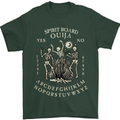 Ouija Spirit Board Halloween Demons Ghosts Mens T-Shirt Cotton Gildan Forest Green