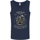 Ouija Spirit Board Halloween Demons Ghosts Mens Vest Tank Top Navy Blue