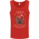 Ouija Spirit Board Halloween Demons Ghosts Mens Vest Tank Top Red