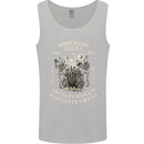 Ouija Spirit Board Halloween Demons Ghosts Mens Vest Tank Top Sports Grey