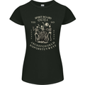 Ouija Spirit Board Halloween Demons Ghosts Womens Petite Cut T-Shirt Black
