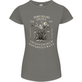 Ouija Spirit Board Halloween Demons Ghosts Womens Petite Cut T-Shirt Charcoal