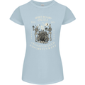 Ouija Spirit Board Halloween Demons Ghosts Womens Petite Cut T-Shirt Light Blue