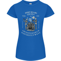 Ouija Spirit Board Halloween Demons Ghosts Womens Petite Cut T-Shirt Royal Blue