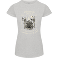 Ouija Spirit Board Halloween Demons Ghosts Womens Petite Cut T-Shirt Sports Grey